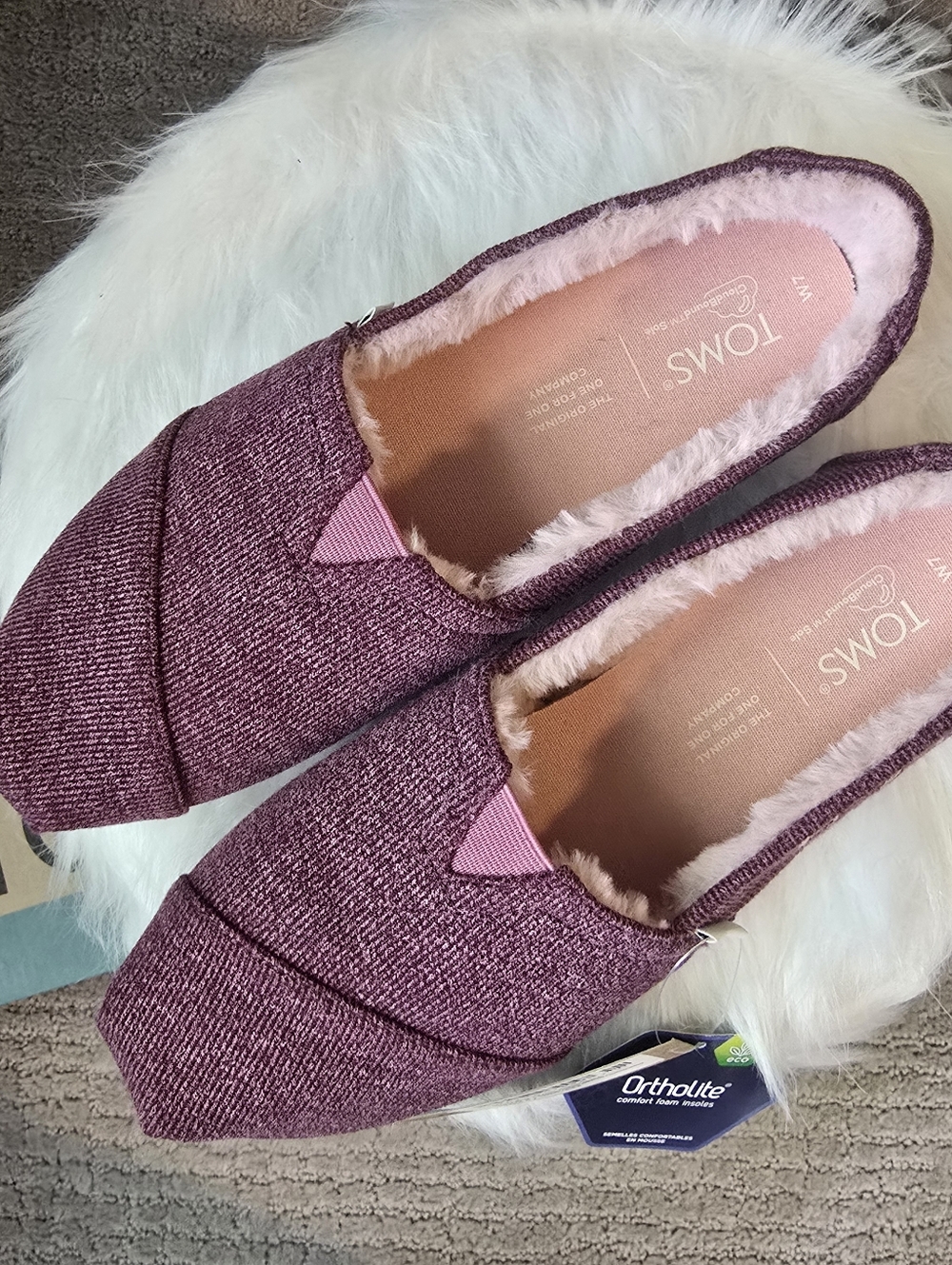 TOMS Alpargata Women's Slip-On in Plum